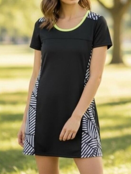 Title nine Dresses & Skirts - Title Nine Gidget 3.0 Athletic Sport Dress Dream Overdrive Black Size S